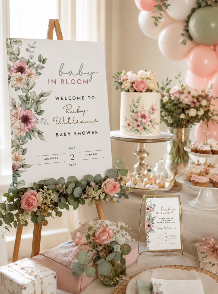 Baby in Bloom Shower Image I