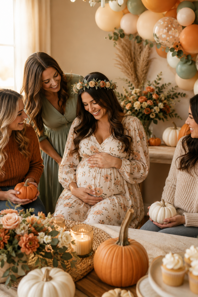 Little Pumpkin Baby Shower Image